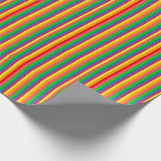 Muster für vertikale Streifen mit mehrfarbigem Reg Geschenkpapier (Ecke)