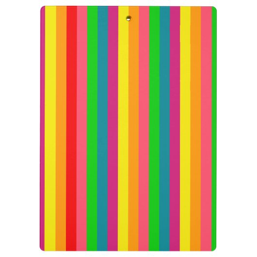 Muster für vertikale Streifen mit mehrfarbigem Reg Klemmbrett (Rückseite)