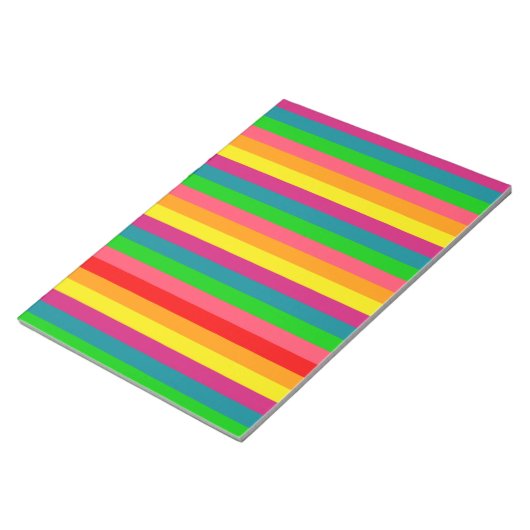 Muster für vertikale Streifen mit mehrfarbigem Reg Notizblock (angewinkelt)