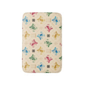 Muster für verzierte HOGWARTS™-Wappen Badematte (Vorderseite Vertikal)