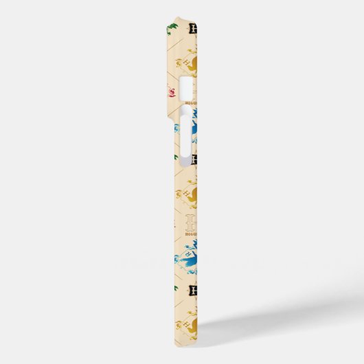 Muster für verzierte HOGWARTS™-Wappen Case-Mate iPhone Hülle (Rückseite / Links)