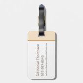 Muster für verzierte HOGWARTS™-Wappen Gepäckanhänger (Rückseite vertikal)