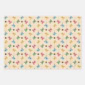 Muster für verzierte HOGWARTS™-Wappen Geschenkpapier Set (Vorderseite)