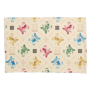 Muster für verzierte HOGWARTS™-Wappen Kissenbezug