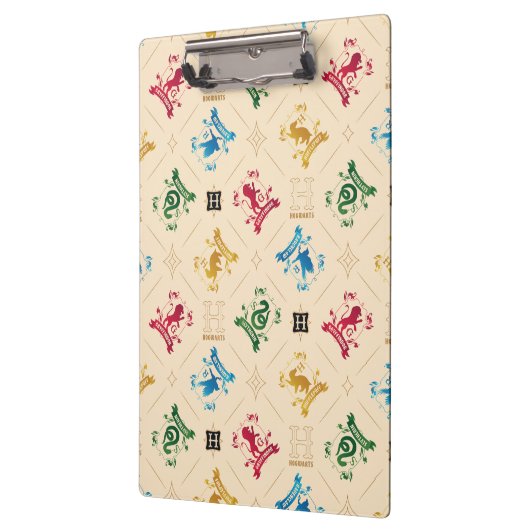 Muster für verzierte HOGWARTS™-Wappen Klemmbrett (Links)