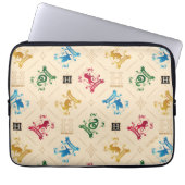 Muster für verzierte HOGWARTS™-Wappen Laptopschutzhülle (Vorderseite)