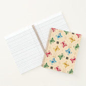 Muster für verzierte HOGWARTS™-Wappen Notizblock (Innenseite)