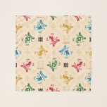 Muster für verzierte HOGWARTS™-Wappen Schal<br><div class="desc">HARRY POTTER™ | Karo aus diesem HOGWARTS™ House-Muster mit den Wappen GRYFFINDOR™,  SLYTHERIN™,  RAVENCLAW™ und HUFFLEPUFF™ House!</div>