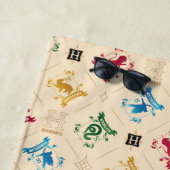 Muster für verzierte HOGWARTS™-Wappen Strandtuch (Beispiel)