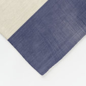 Muster für verzweigte blaue Streifen Fleecedecke (Ecke)