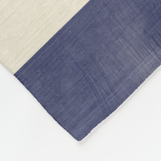 Muster für verzweigte blaue Streifen Fleecedecke (Ecke)