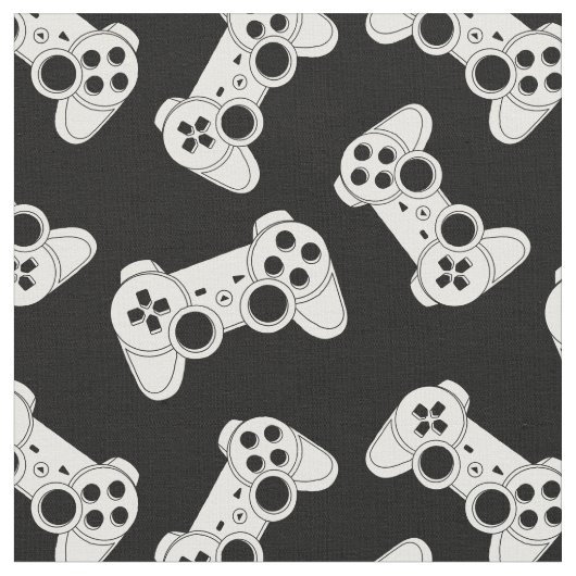 Muster für Videospielcontroller Stoff (Nahaufnahme)