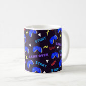 Muster für Videospiele Kaffeetasse (VorderseiteRechts)