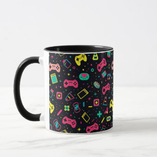 Muster für Videospielregler Tasse