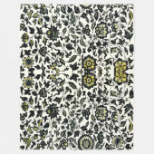 Muster für viktorianische Blumenzierkunst Fleecedecke (Vorderseite)