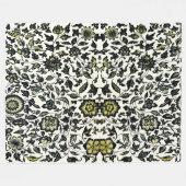 Muster für viktorianische Blumenzierkunst Fleecedecke (Vorderseite (Horizontal))