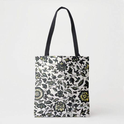 Muster für viktorianische Blumenzierkunst Tasche (Vorderseite)