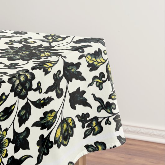 Muster für viktorianische Blumenzierkunst Tischdecke (Beispiel)