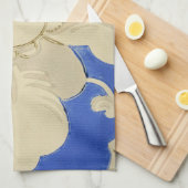 Muster für Vintage Blume Geschirrtuch (Viertel Falte)