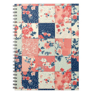 Muster für Vintage Blumenmuster (10) Notizblock