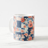 Muster für Vintage Blumenmuster (11) Kaffeetasse (Vorderseite Links)