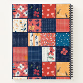 Muster für Vintage Blumenmuster (2) Notizblock (Rückseite)