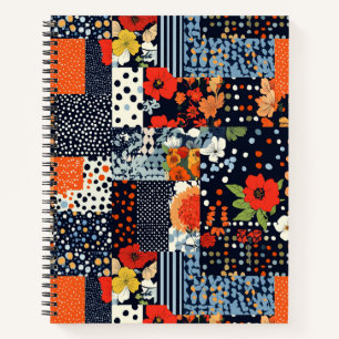 Muster für Vintage Blumenmuster (3) Notizblock