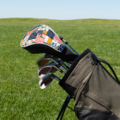 Muster für Vintage Blumenmuster (4) Golf Headcover (In SItu)