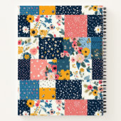 Muster für Vintage Blumenmuster (4) Notizblock (Rückseite)