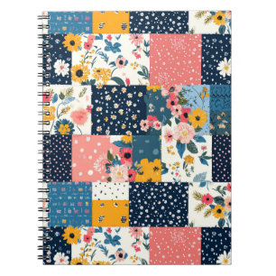 Muster für Vintage Blumenmuster (4) Notizblock