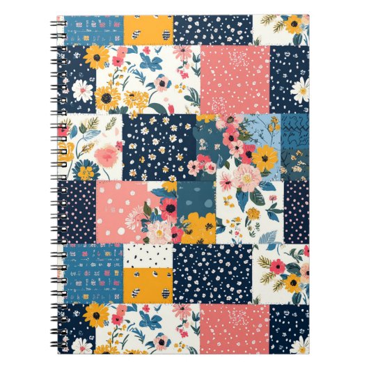 Muster für Vintage Blumenmuster (4) Notizblock (Vorderseite)