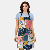 Muster für Vintage Blumenmuster (4) Schürze (Getragen)