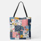 Muster für Vintage Blumenmuster (4) Tasche (Rückseite)