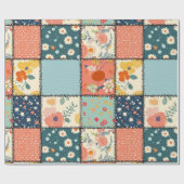 Muster für Vintage Blumenmuster (6) Geschenkpapier (Flach)