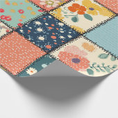 Muster für Vintage Blumenmuster (6) Geschenkpapier (Ecke)