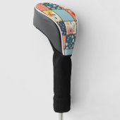 Muster für Vintage Blumenmuster (6) Golf Headcover (angewinkelt)