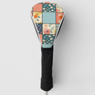 Muster für Vintage Blumenmuster (6) Golf Headcover