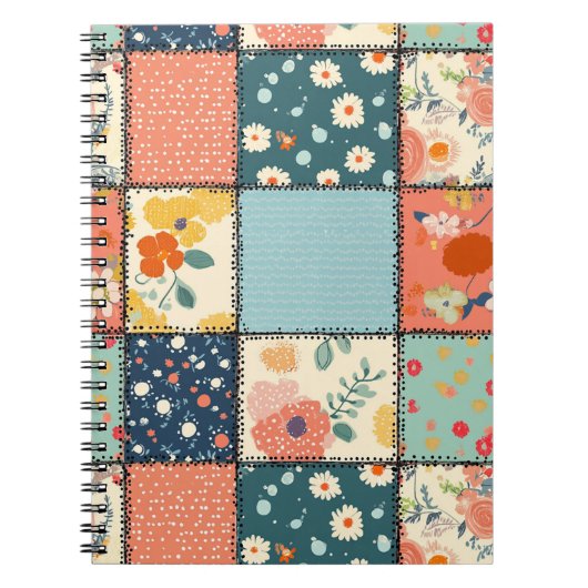 Muster für Vintage Blumenmuster (6) Notizblock (Vorderseite)