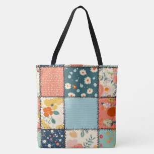 Muster für Vintage Blumenmuster (6) Tasche