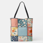 Muster für Vintage Blumenmuster (6) Tasche (Rückseite)