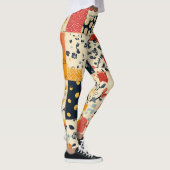Muster für Vintage Blumenmuster (8) Leggings (Rechts)