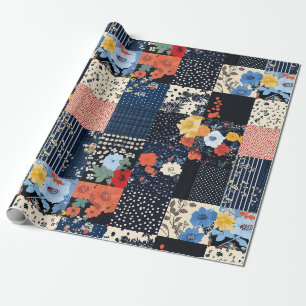 Muster für Vintage Blumenmuster (9) Geschenkpapier