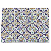 Muster für Vintage botanische Zierfliesen Große Geschenktüte (Vorderseite)