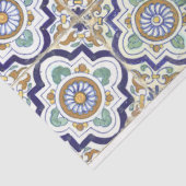 Muster für Vintage botanische Zierfliesen Seidenpapier (Ausschnitt)