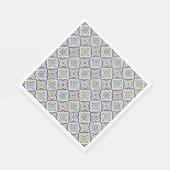 Muster für Vintage botanische Zierfliesen Serviette (Ecke)