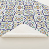 Muster für Vintage botanische Zierfliesen Sherpadecke (3/4)