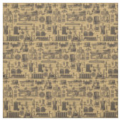 Muster für Vintage Dampfmaschinen Stoff (Muster)