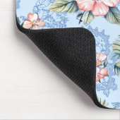 Muster für Vintage Erdbeeren und Blume Mousepad (Ecke)