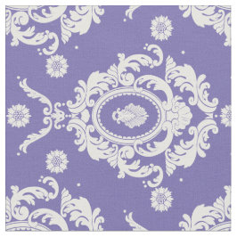 Muster für Vintage, florale Damaskus-Violett Stoff