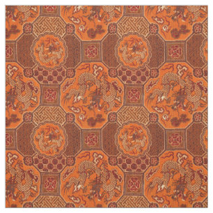 Muster für Vintage japanische Drachen Stoff